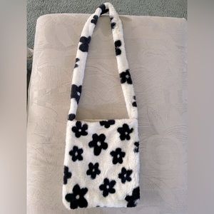 Shoulder Bag, Medium, Black & White